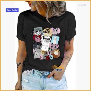 Women's Graphic T-Shirt Cotton Music Festival Concert Top Casual Tee